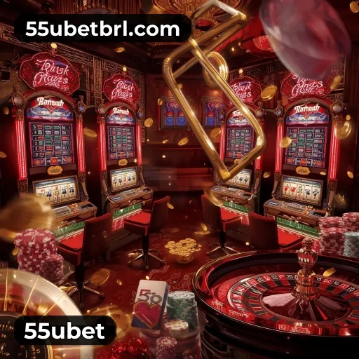 55ubet bônus R$5.000 + 500 giros - Rollover 35x, prazo 30 dias, 38% taxa conversão